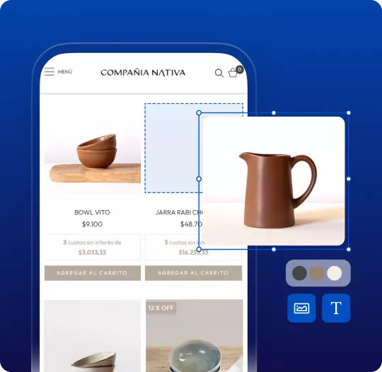 Personalización total del diseño